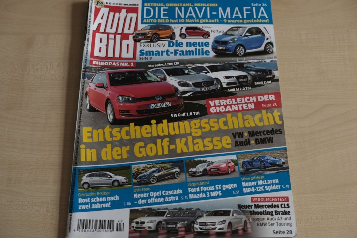 Deckblatt Auto Bild (42/2012)